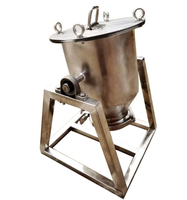 Mélangeur de poudre sèche en acier inoxydable - Mélange manuel des poudres alimentaires - Machine de mélange commerciale à commande manuelle