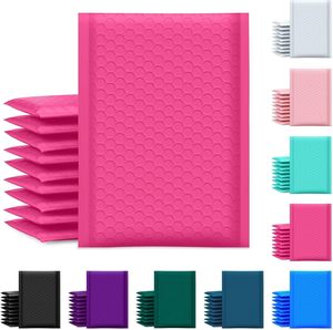 Sacs d'expédition à bulles 6x10 personnalisés imprimés noir mat avec enveloppe en feuille métallisée, emballage rembourré, adhésif puissant, pour chaussures et fourrures sur mesure - Product Image 1