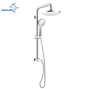 Vòi Sen Cầm Tay Aquacubic, Hệ Thống Thanh Trượt Với Áp Suất Cao, Có Thể Điều Chỉnh Độ Cao - Product Image 1