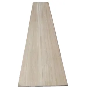 Pannello di pioppo in legno massiccio di legno laminato con bordo in legno di paulownia pino di alta qualità