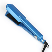 Lisseur à cheveux électronique professionnel en céramique avec écran LCD, plaque chauffante électrique pour lisser les cheveux à la maison et à l'hôtel