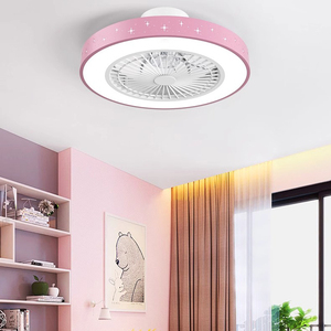 Tốt Nhất Bán New Hình Dạng Ngôi Sao Chiếu Sáng Trần Người Hâm Mộ Với Đèn Điều Khiển Từ Xa Lãng Mạn Vô Hình Quạt Trần Với Đèn LED - Product Image 1