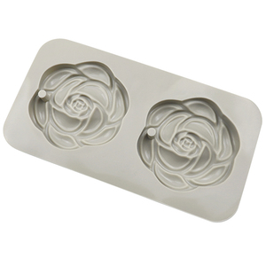 812 Fabrieksvoorraad 2-delige Camelia-vormige gips aromatherapie tabletten, siliconen kaarsenvormen, cakegereedschap - Product Image 4