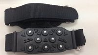 Poignées antidérapantes en caoutchouc pour l'hiver, semelles légères pour la neige pour chaussures et bottes, design rond durable avec style de pointe libre
