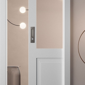 Serrure de <span class=keywords><strong>porte</strong></span> <span class=keywords><strong>coulissante</strong></span> en bois pour salle de bain, serrure encastrée pour <span class=keywords><strong>porte</strong></span> <span class=keywords><strong>coulissante</strong></span>, serrure simple pour armoire à usage intérieur - Product Image 3