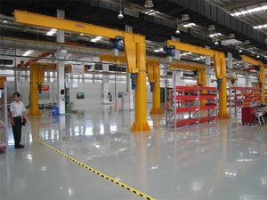 360 grados de rotación piso montado 0.25 toneladas 1 toneladas 2 toneladas 3 toneladas 5 ton <span class=keywords><strong>Pilar</strong></span> elevación pequeña grúa precio - Product Image 6