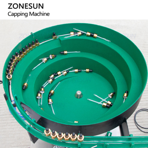 ZONESUN ZS-XG16E automatique huile essentielle verre compte-gouttes bouteille vis capsulage Machine avec vibrant bol trieur - Product Image 3