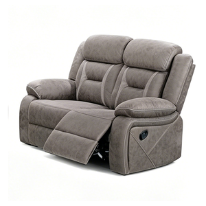Conjunto de Sofá Seccional Reclinable Manual Moderno con Mesa Abatible y Soporte Lumbar Ergonómico para Relajación en la Sala de Estar - Product Image 4