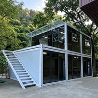 Bâtiment modulaire préfabriqué détachable et extensible : bureau, hôtel, ferme, dortoir mobile, camp de réfugiés, café, maison