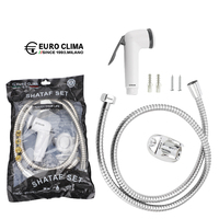Ensemble de douche bidet EURO CLIMA blanc avec technologie de noyau en plastique
