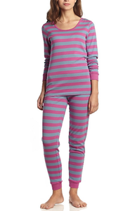 เซ็ตชุดนอนแขนยาวสำหรับผู้หญิงชุด2023 2ชิ้นชุดนอนสไตล์ใหม่ออกแบบได้ตามต้องการ - Product Image 4