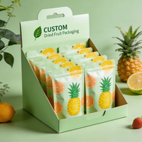 Boîte de présentation de comptoir personnalisée, portable, biodégradable, écologique, avec laminage mat, pour bonbons et biscuits, prête à la vente en détail