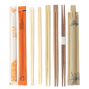 Palillos Cuadrados de Bambú de 8 Pulgadas <span class=keywords><strong>Estilo</strong></span> <span class=keywords><strong>Sushi</strong></span> con Cubiertas Biodegradables y Ecológicos Desechables para Restaurantes y Hoteles - Product Image 3