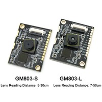 Módulo Escáner de Códigos de Barras 1D 2D QR GM803-S, DC3.3V USB TTL232, Lente de 5-35cm para Arduino, Windows, Android