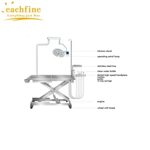 Gatto cane animale dentista uso mobile Vet lampada chirurgica animali da compagnia chirurgia cura orale dentale cane stazione di lavaggio veterinario tavolo chirurgico - Product Image 2