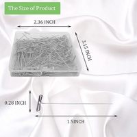 Épingles en T multi-spécifications, Épingles en T utilisées pour la fabrication de moules et la fixation, Aiguille pour extensions de cheveux