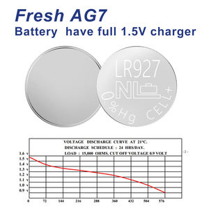 <span class=keywords><strong>1.5V</strong></span> AG סדרת כפתור תא סוללה LR927 Ag7 עבור שעון - Product Image 4