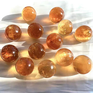Boule de cristal naturelle de haute qualité, boule de cristal <span class=keywords><strong>orange</strong></span>, boule de <span class=keywords><strong>calcite</strong></span> miel, cadeau artisanal, ornement, décoration de la maison - Product Image 1