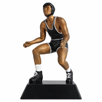 Trophée de lutte en résine Weivista, sculpture de lutteur en bronze, fabrication directe, logo personnalisé, prix de championnat, fournisseur en gros