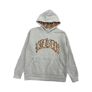 Sweat-shirt à capuche rétro surdimensionné unisexe lavable en éponge confortable coupe ample pull Patchwork broderie poids lourd hiver 100% - Product Image 1