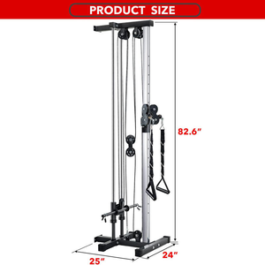 Stazione Multifunzione per Cavi con Sistema Doppio, Macchina <span class=keywords><strong>Lat</strong></span> Pulldown a <span class=keywords><strong>Parete</strong></span> - Product Image 2
