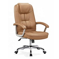 Chaise de bureau pivotante moderne à hauteur réglable avec base chromée et structure en bois, vente en gros
