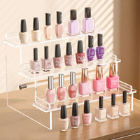 Exhibidor acrílico para figuras de acción, organizador de Perfume, elevador transparente para figuras de acción, soporte para magdalenas, postres, Nendoroid