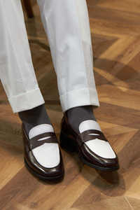 Hoge Kwaliteit Echte Koe Lederen Mannen Slip-On Jurk Schoenen Custom Logo Puntige Neus Formeel Kantoor & Bruiloft Flat Design - Product Image 4