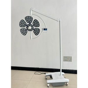 โคมไฟ LED แนวตั้งแบบเคลื่อนย้ายได้ ปราศจากเงา 150W ได้รับการรับรองมาตรฐาน CE สำหรับการผ่าตัดทางการแพทย์ ศัลยกรรมความงาม ทันตกรรม จักษุวิทยา และสัตวแพทย์ - Product Image 1