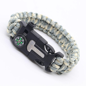 <span class=keywords><strong>Bracelet</strong></span> <span class=keywords><strong>de</strong></span> <span class=keywords><strong>survie</strong></span> multifonctionnel populaire en nylon <span class=keywords><strong>de</strong></span> 1 mm d'épaisseur pour les aventures en plein air, les situations d'urgence, pour hommes et femmes - Product Image 3