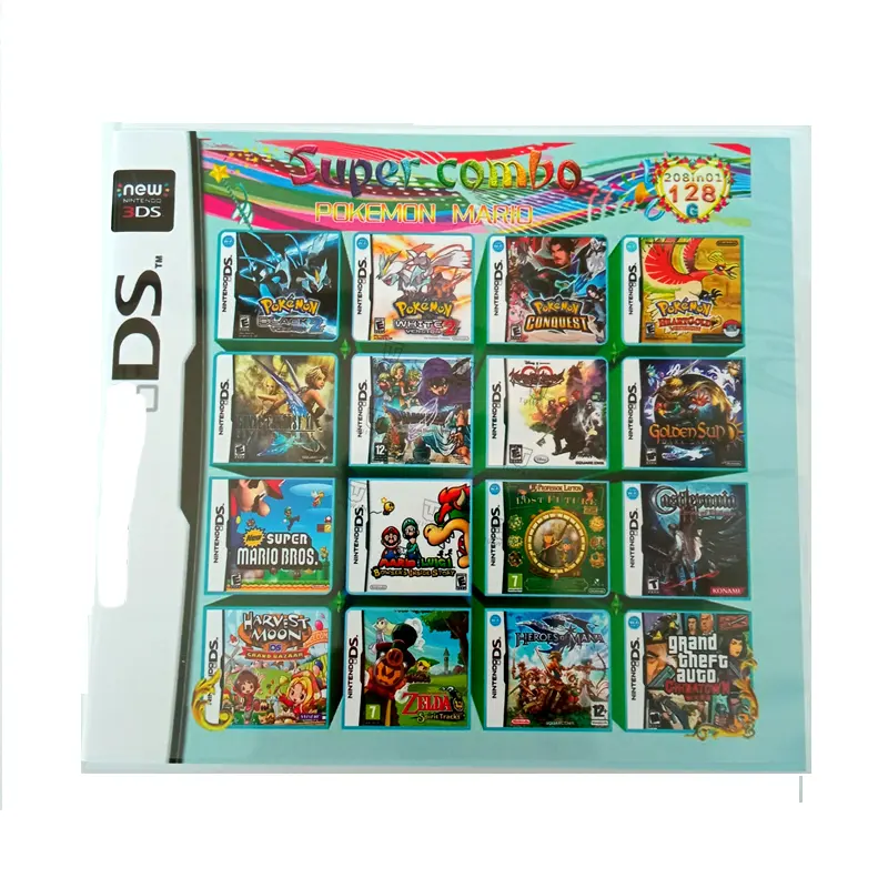 Multi Cart cards Super Marlo mario Party cartridge for NDS 3DS NEW 3DSLL NEW 3DS 3DSLL /XL