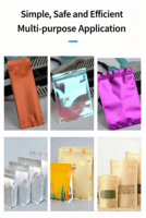 Scelleuse thermique pneumatique à pédale pour sacs en plastique PP, aluminium et papier kraft – Machine de scellage à chaud