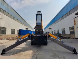 Hot Bán 12ton An Toàn Hiệu Suất Cao Spider Crane Nâng Crane Với Điều Khiển Từ Xa Tự Propeled Điện Spider Crane - Product Image 3