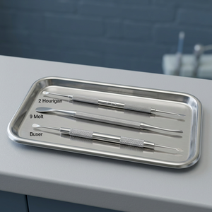 Élévateurs périostaux manuels en acier inoxydable chirurgical BK Industries, instruments dentaires certifiés CE Classe II ISO13485, usage général - Product Image 5