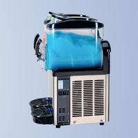 304 acier inoxydable 3 * 12L réservoir Slush Machine nouvelle condition espace boisson congelée Margarita Slushie pour hôtels et restaurants