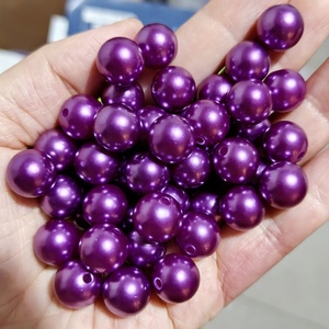 Factory Latest Round Multisize Colorful ABS Pearl <strong>Beads</strong> Loose for Luggage Decoration ABS <strong>Plastics</strong> Material - Product Image 6