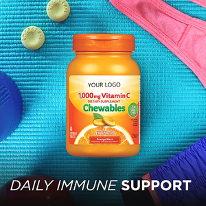 Tableta de <span class=keywords><strong>vitamina</strong></span> <span class=keywords><strong>C</strong></span> masticable, potente, <span class=keywords><strong>con</strong></span> bioflavonoide, para sistema nervioso - Product Image 4