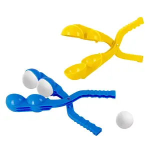 Custom Winter Zomer Outdoor Kinderen Sneeuwbal Maker Sneeuwbal Clip Zand Klei Schimmel Speelgoed Plastic Strand Speelgoed