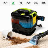 Nettoyeur de tapis à vapeur professionnel portable pour nettoyage humide et sec des tapis, des tissus, des tissus d'ameublement et des canapés