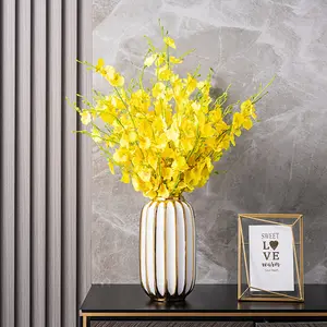 Modern Simple Ceramic Vase Ornaments Living Room Entrance TV Cabinet Furnishings Dining Table Flower Pot Home Decoratio