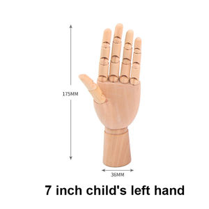 Sagomata in legno a mano modello di manichino per disegnare la pittura - Product Image 3