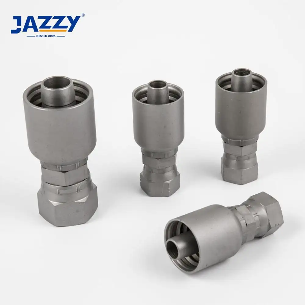 JAZZY usine directe une pièce raccord de tuyau hydraulique emboîtement virole tuyau hydraulique en acier inoxydable raccord hydraulique