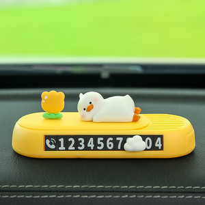 Panneau de stationnement temporaire pour voiture, motif astronaute et nuit de lune, avec affichage du numéro, pour la décoration intérieure du véhicule - Product Image 3