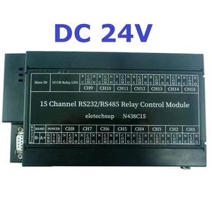 ZYSY) N438C15 12V 24V 2-en-1 RS485 232 Modbus RTU Relais PLC DO PC UART Contrôleur de commutation de port série V V - Product Image 3