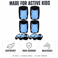 Casque de vélo pour enfants respirant en PC et EPS, réglable, ensemble de protection pour le cyclisme, le skate et la trottinette
