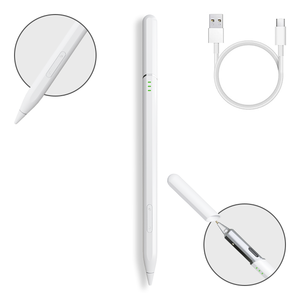 ปากกาสไตลัสแบบดิจิตอลสำหรับ iPad รุ่น 023A พร้อมฟังก์ชันแม่เหล็ก ปุ่มลบแบบซ่อน และพอร์ต USB-C  ใช้งานร่วมกับ iPad Pro/Air/Mini ได้ - Product Image 1