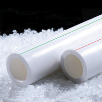 ISO 15874 PPR Tuyau PN20 20mm 25mm 32mm DN20 DN25 DN32 1/2 3/4 1 pouces D'eau En Plastique Pipe De PPR PPR Tube Pour L'eau Chaude Et Froide