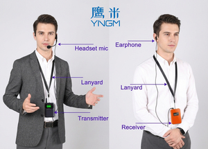 ระบบไกด์นำเที่ยวไร้สาย 2.4g สำหรับการประชุมระหว่างประเทศ โบสถ์ และอื่นๆ ใช้งานได้นานกว่า 30 ชั่วโมง - Product Image 6