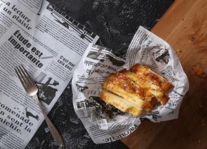 กระดาษห่ออาหารเคลือบกันไขมันพิมพ์ลายสองด้านสำหรับแฮมเบอร์เกอร์ แซนวิช คุกกี้ ขนมปัง และเค้ก - Product Image 5