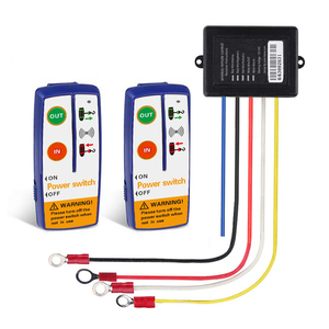 Controlador de interruptor de cabrestante eléctrico de 12V y 24V, accesorios de Control remoto inalámbrico para Jeep, ATV, SUV, camión, Autotruck Universal - Product Image 1